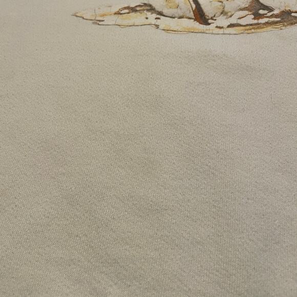 Vintage Snowman Christmas Crewneck Sweatshirt Large Bear 90s Holiday Festive - Picture 7 of 12